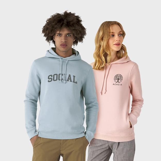 Sustainable hoodie B&C PDP