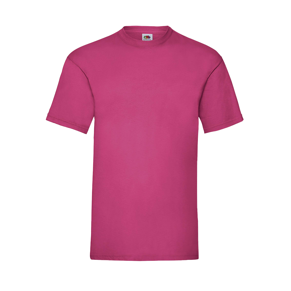 Budget Unisex Classic Fit Round Neck T-shirt ICON fuchsia
