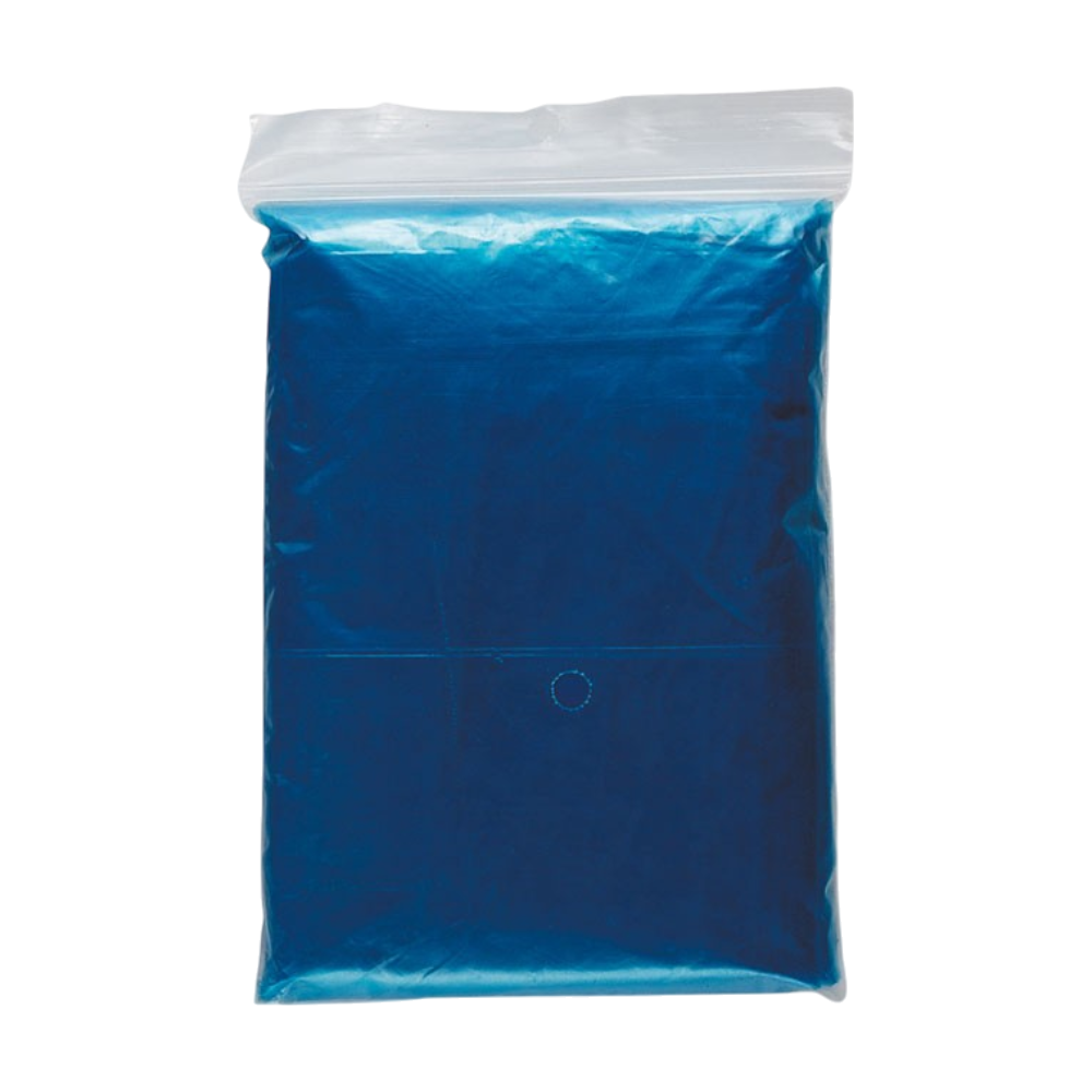 ICON - foldableraincoatinpolybag blue