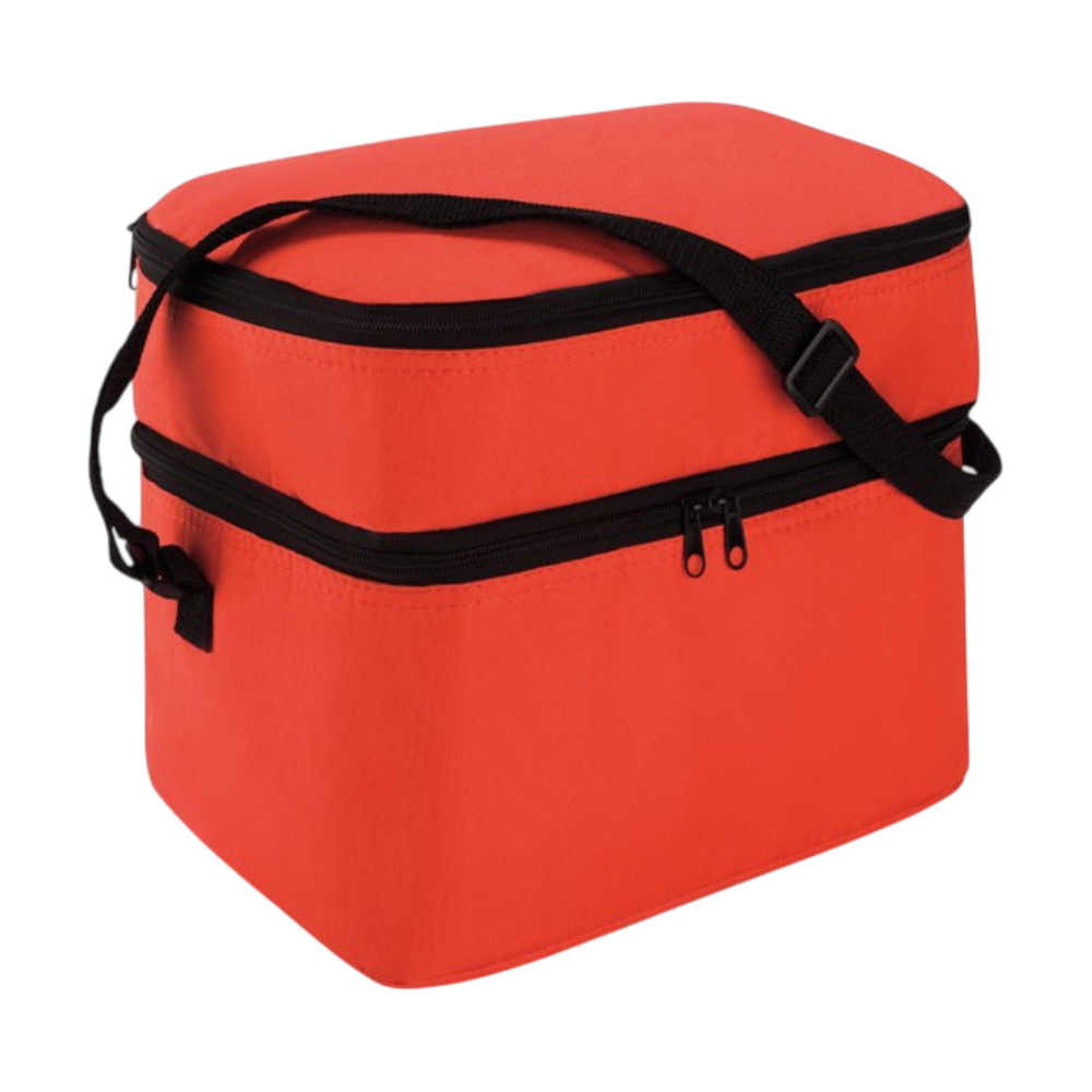 ICON - caseycoolerbagwith2compartments red