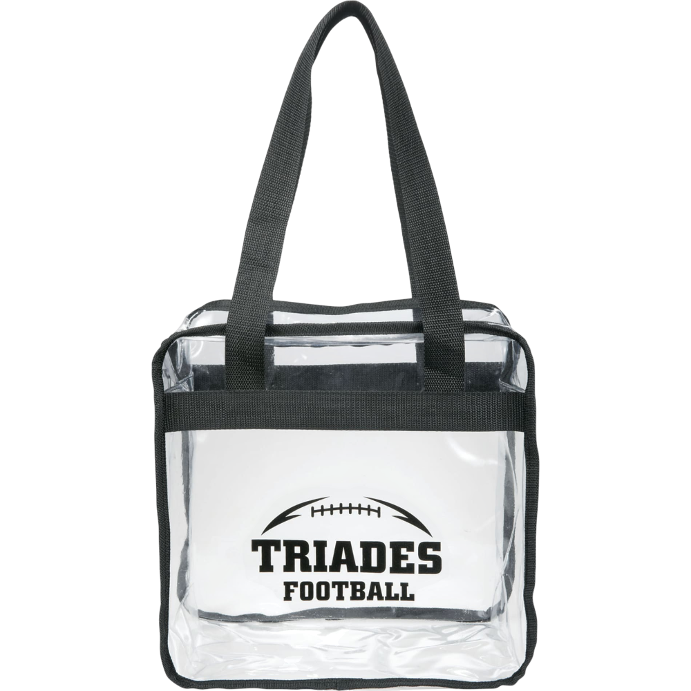 PDP - gamedayclearzipperedsafetytote square #00000000 background