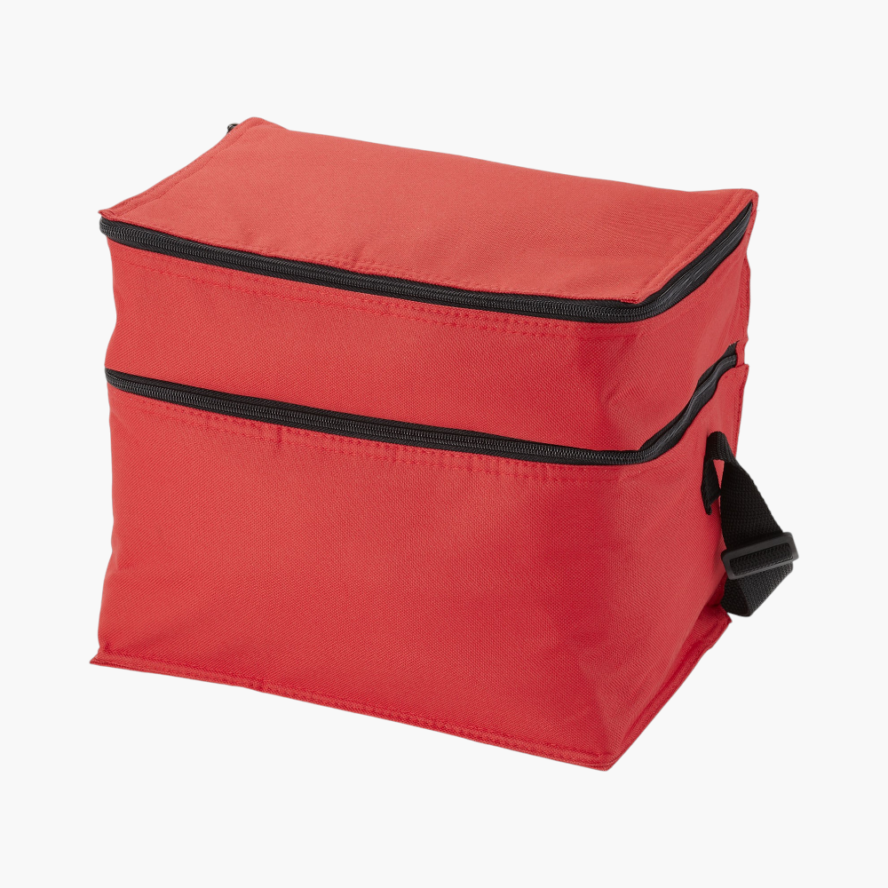 PDP - oslo2zipperedcompartmentscoolerbag13l square #F8F8F8 background