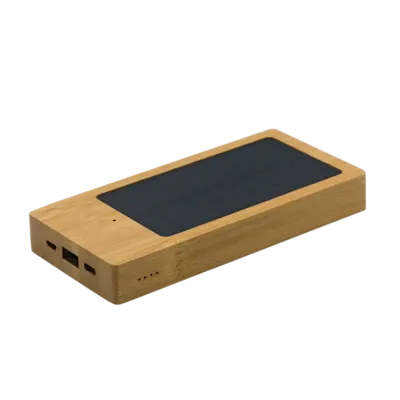 Powerbank in Bambù con Pannello Solare RCS 8000mAh