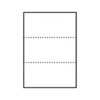 A4 folded to DL  Tri-fold