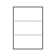 A4 folded to DL  Tri-fold