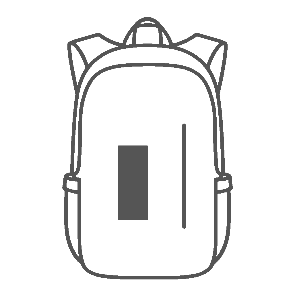 Front Pocket | 2H in x 5W in