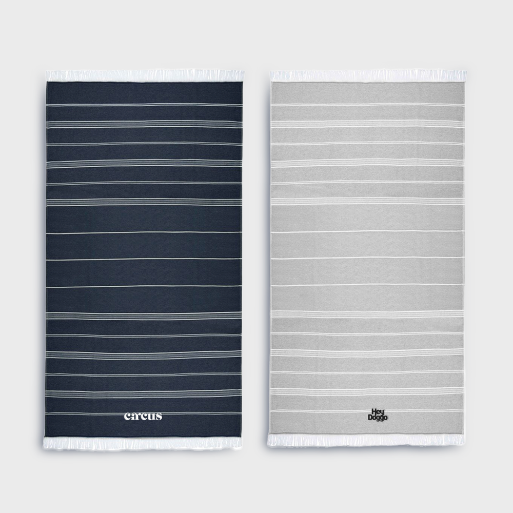 Asciugamano da hammam riciclato | 100 x 180