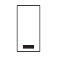 Face avant - 25 x 8 cm