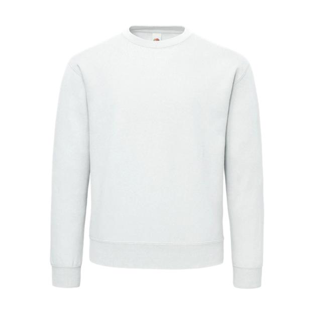 ICON - fruitoftheloomsupercottonsweat white