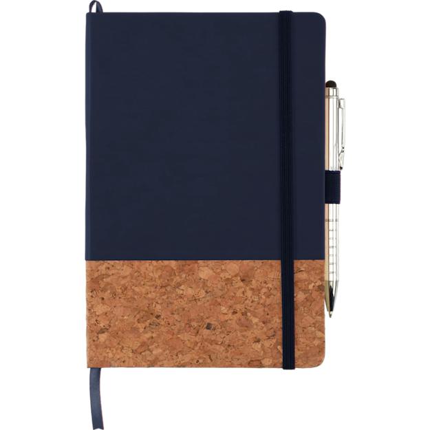 ICON - luccacorkhardboundjournalfscmix55x85in navy