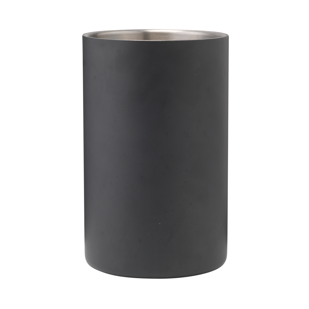 168. rcsrecycledsteelwinecooler Zwart