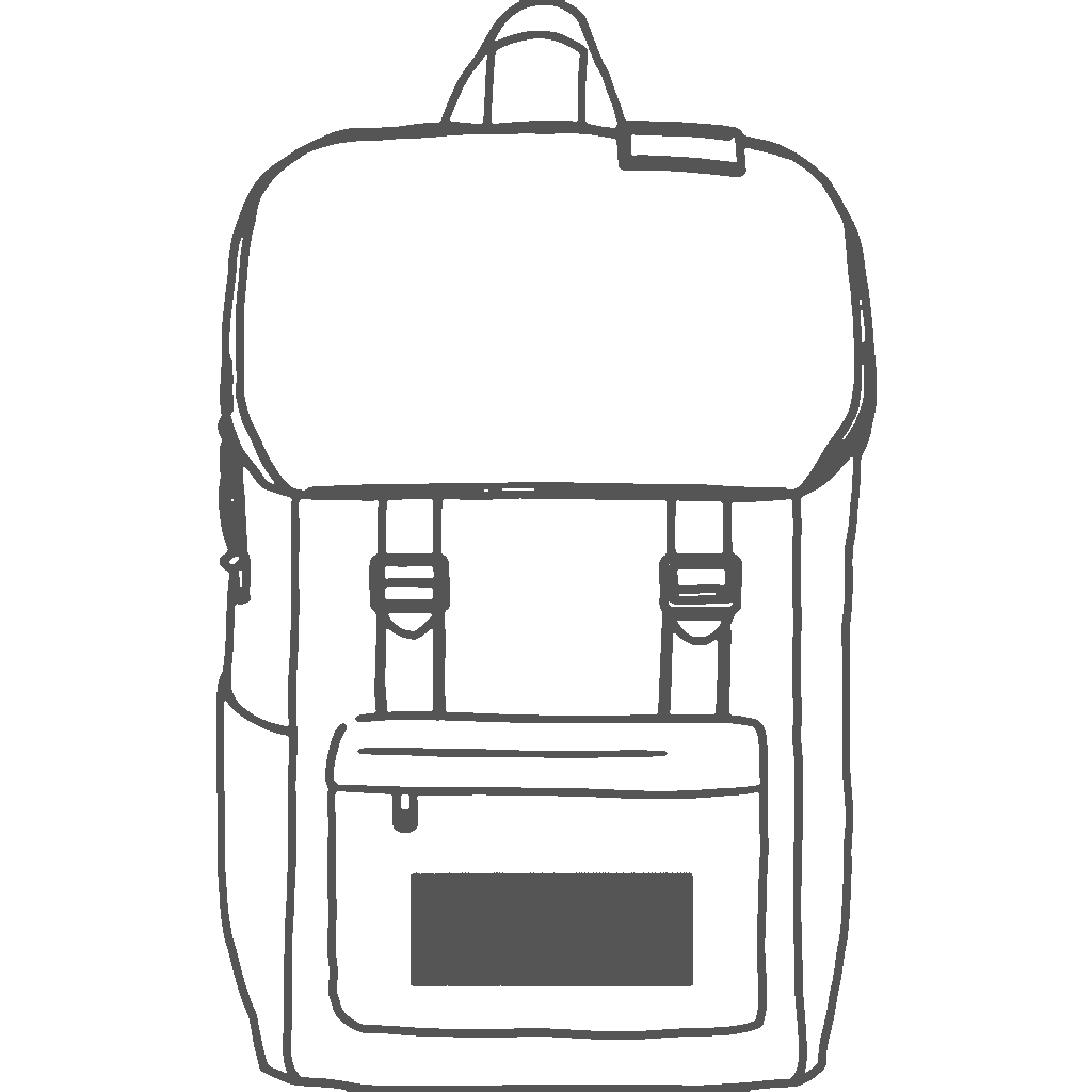 Bottom Pocket | 5H in x 2W in