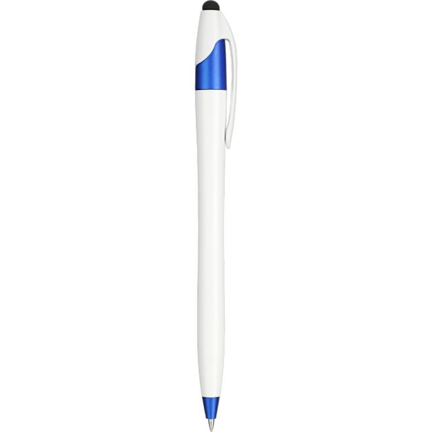 cougargelstyluspen.color.white_w_blue_trim - cougargelstyluspen_white_w_blue_trim