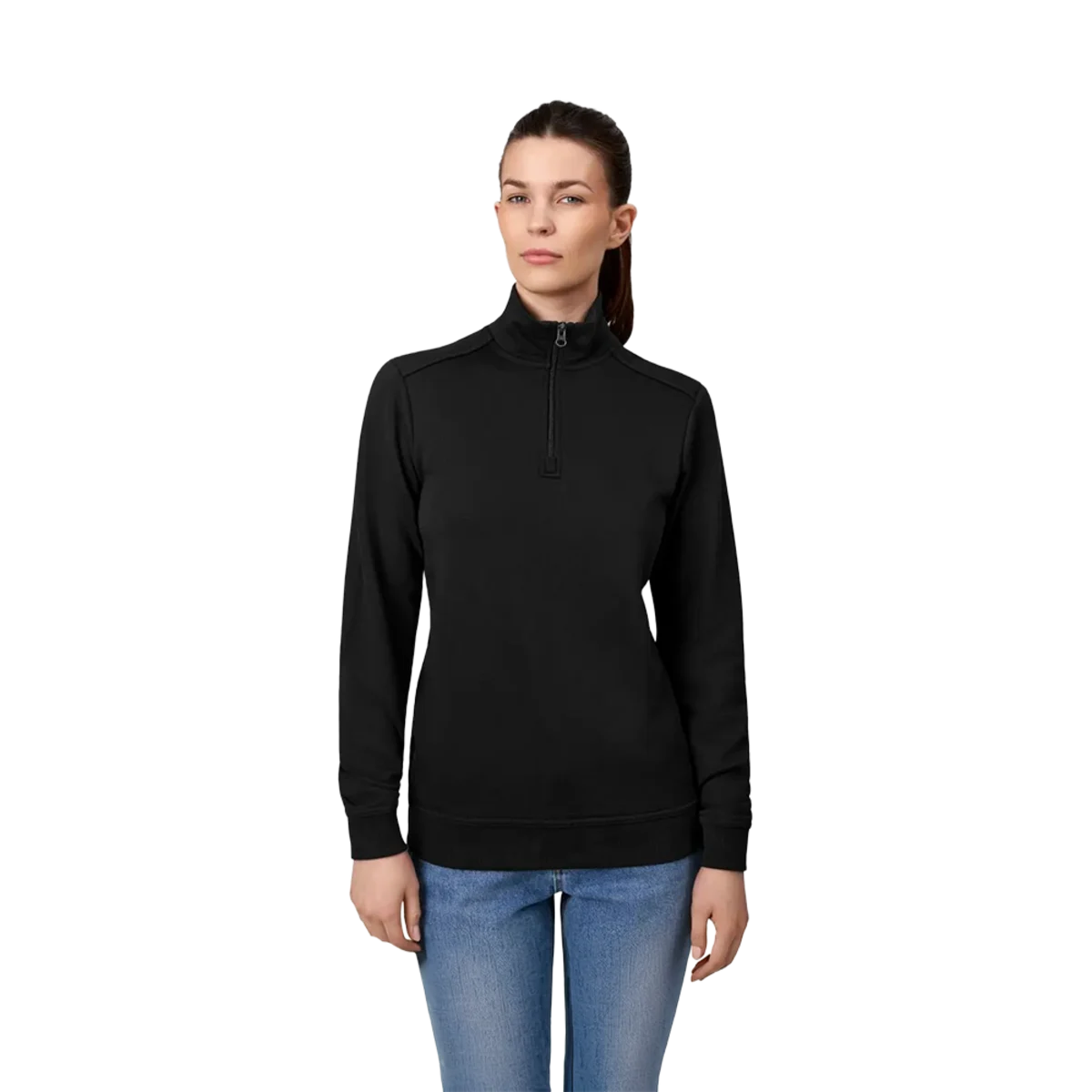 ID® PRO Wear CARE women 1/4 zip sweatshirt Hauptbild