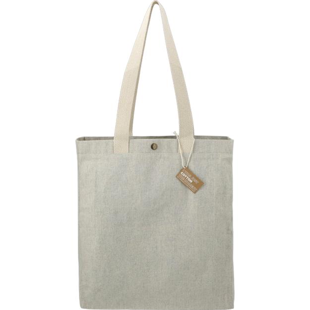 ICON - repose10ozrecycledcottonboxtotewsnap gray