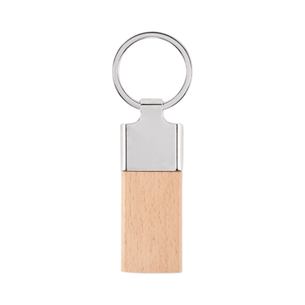 PDP - llavingkeyringwithrubberwood square #00000000 background