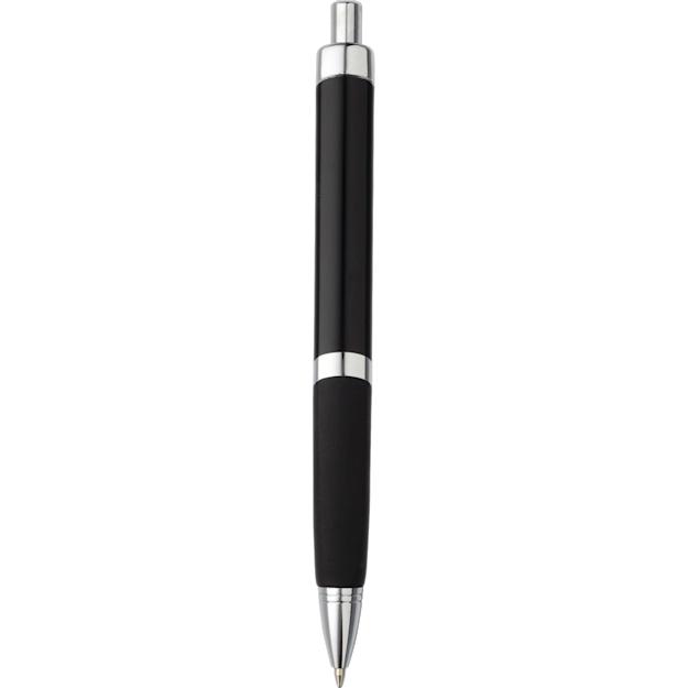 sobeballpointpen black w silver trim