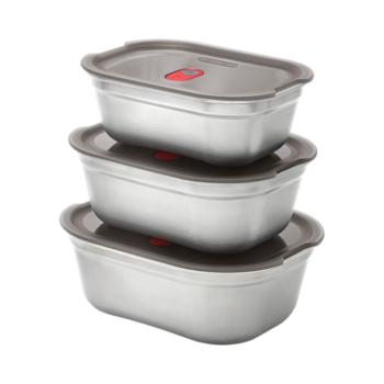 Black+Blum Edelstahl Mealprep-Dosen-Set
