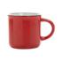 Vintage ceramic mug red