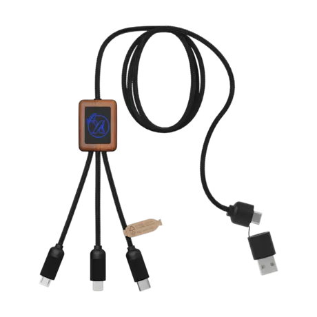RCS Recycled Plastic Bamboo Charging Cable
