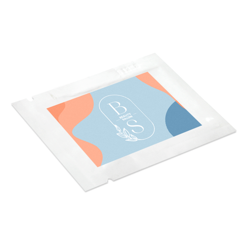 Sanitizing wipes - blue inclined