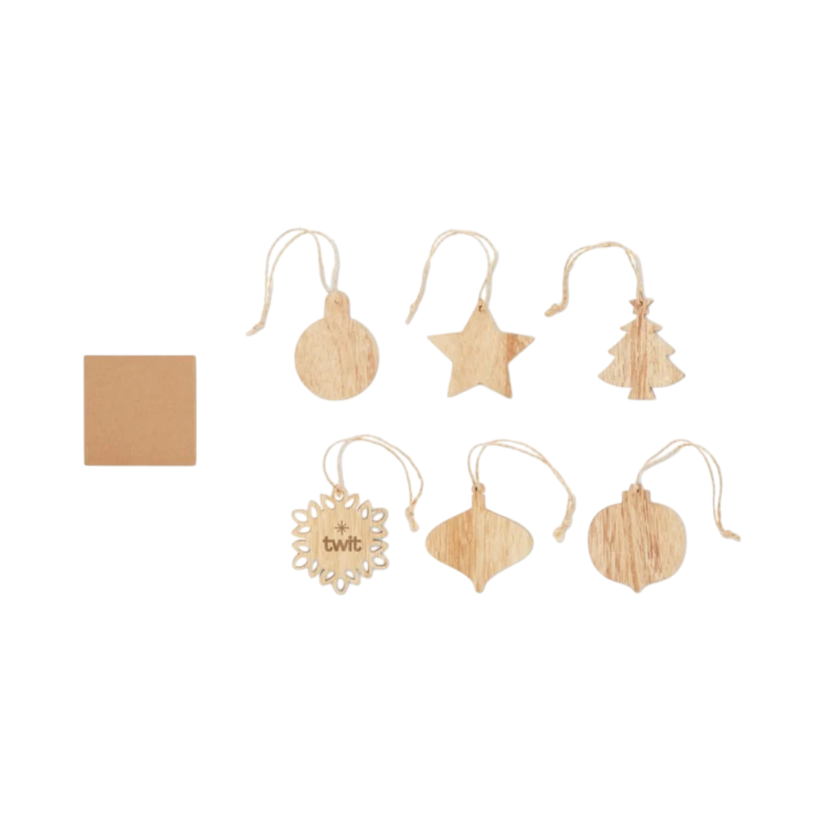 Wooden Xmas Ornaments main image