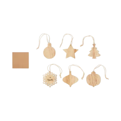 Wooden Xmas Ornaments