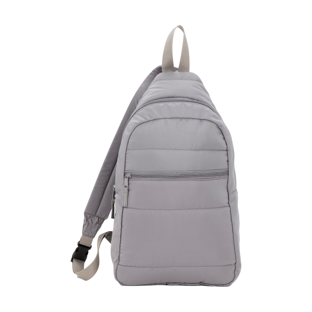 ICON - pufferrecycledslingbackpack gray