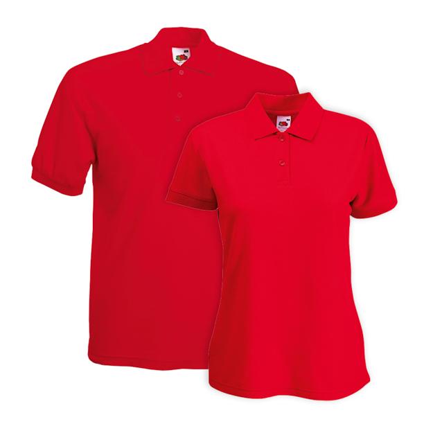 Fruit of the Loom Premium Polo Shirt ICON red