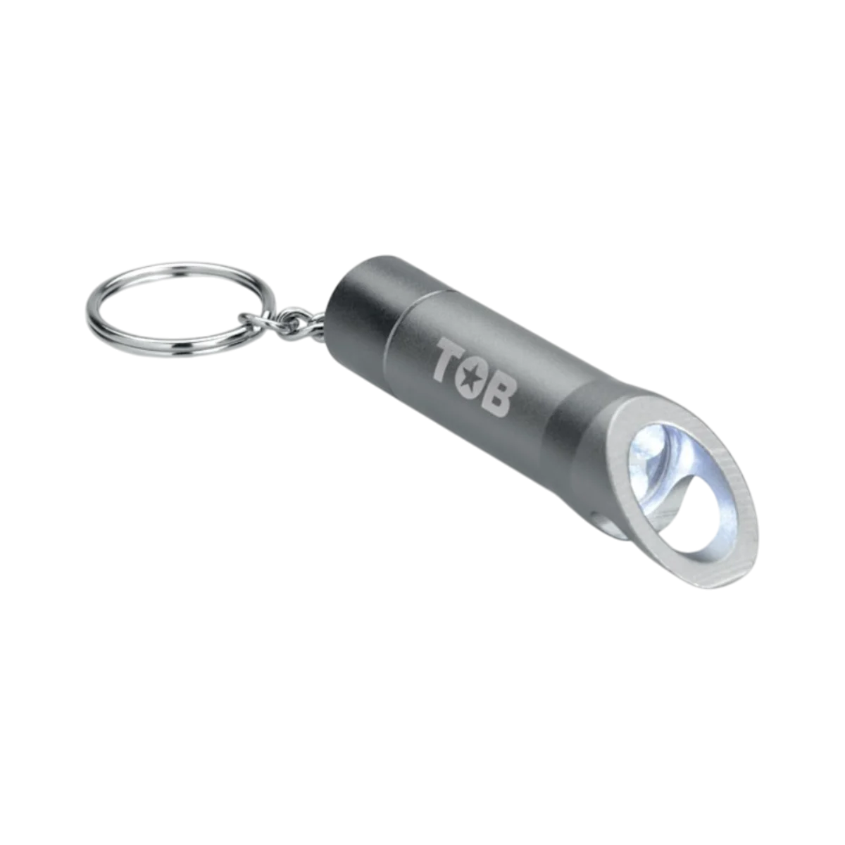 Metal Torch Key Ring main image