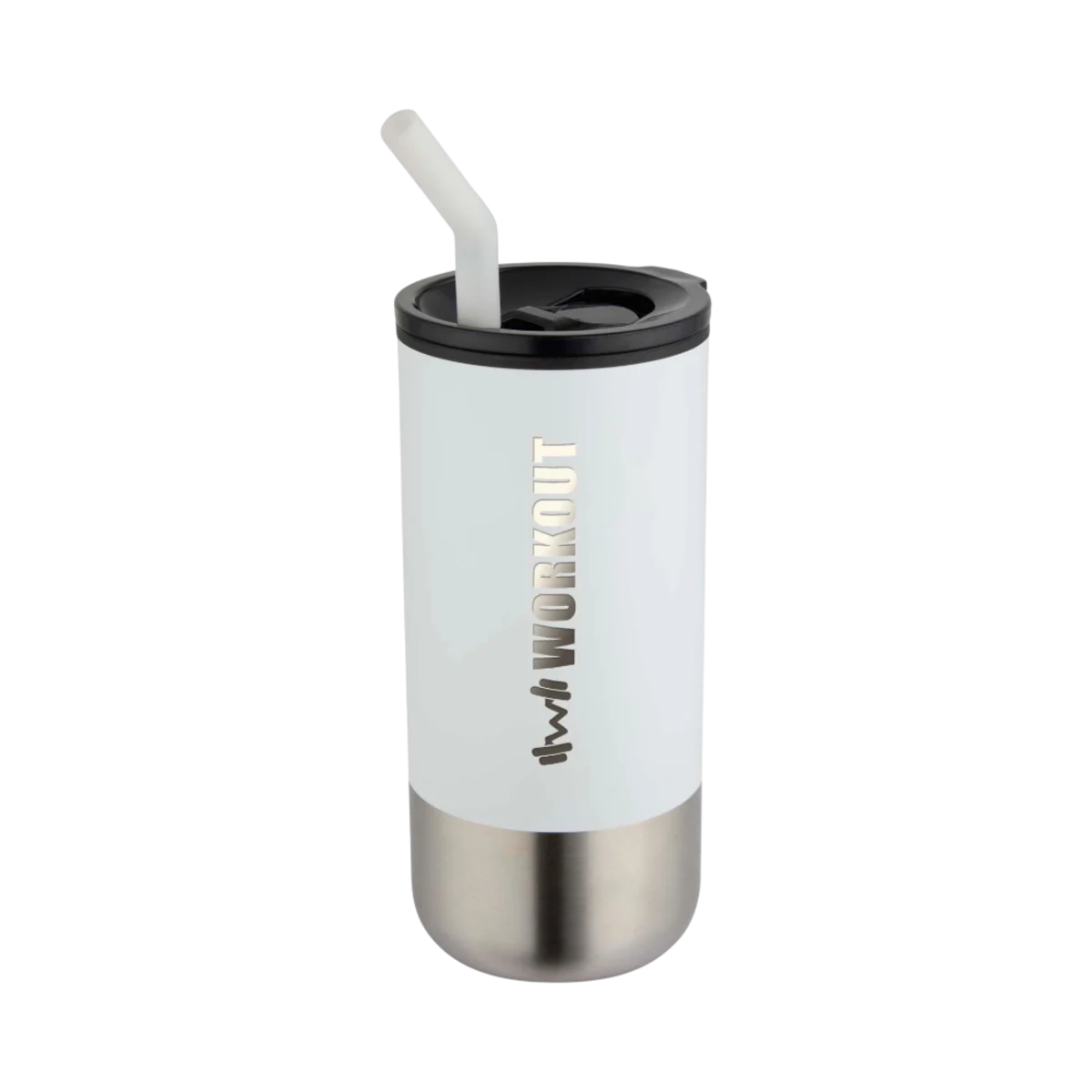 Recycled Insulated Tumbler With Straw main image