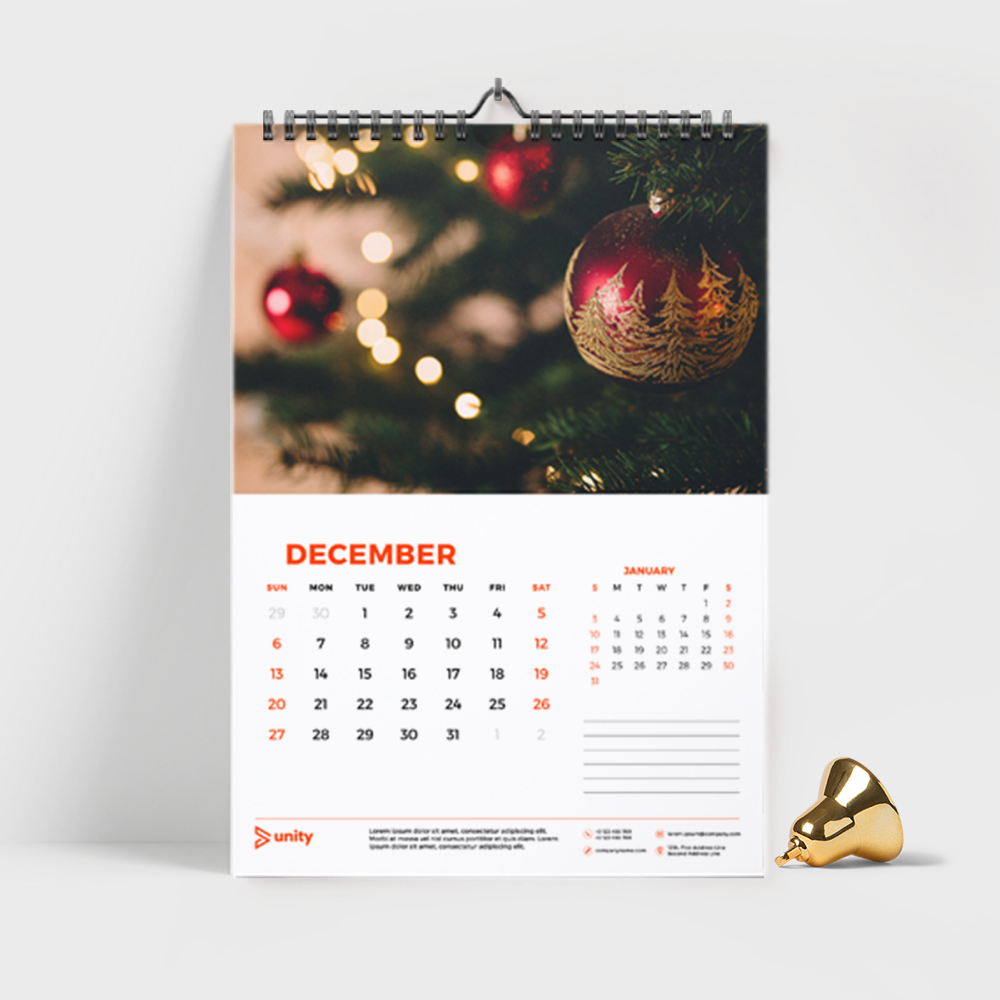 wall calendar PDP