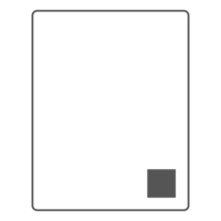 200 x 200 mm - Couverture