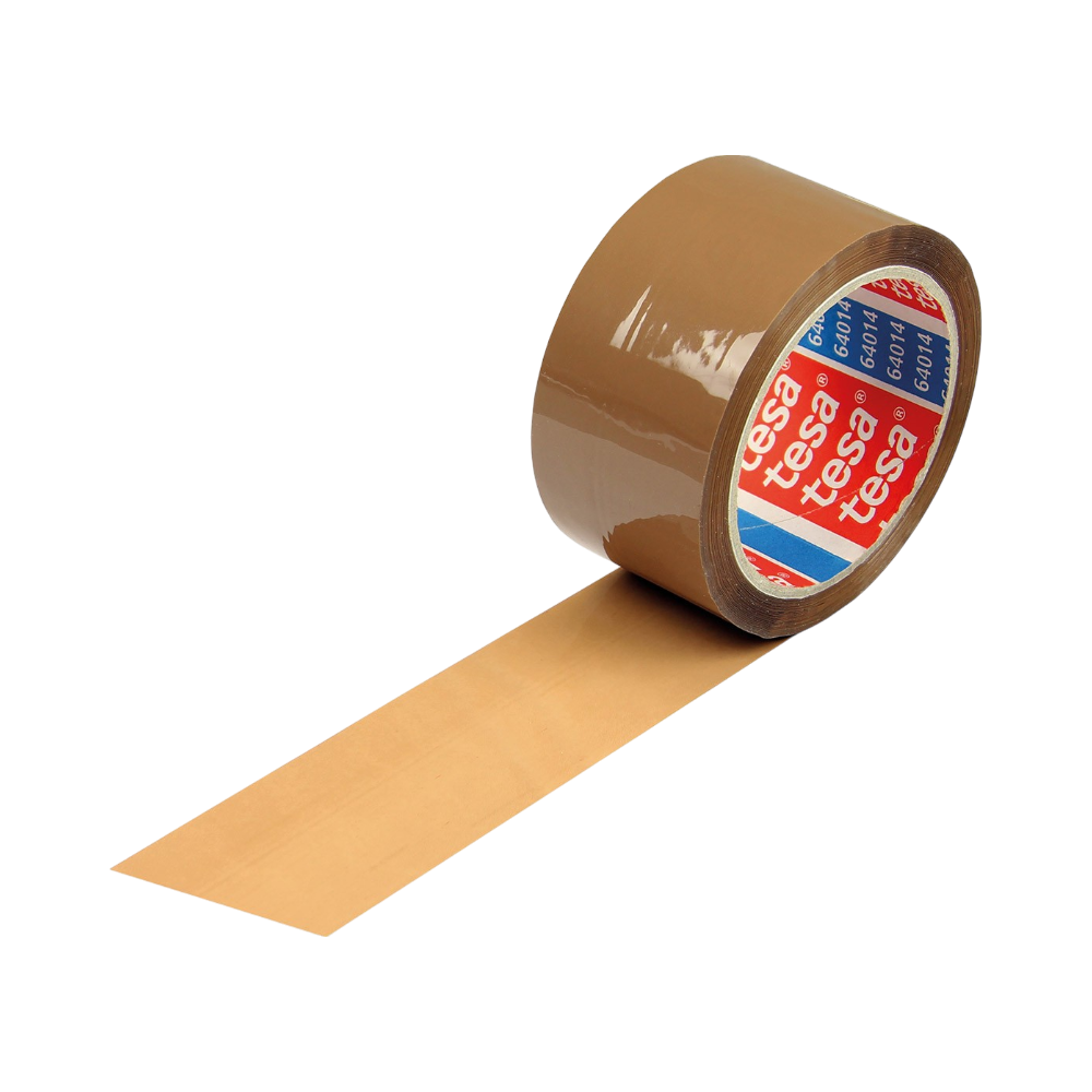 Tesa Braunes PP-Klebeband 50 mm x 66 m