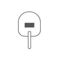 80 x 40 mm - On front of each racket