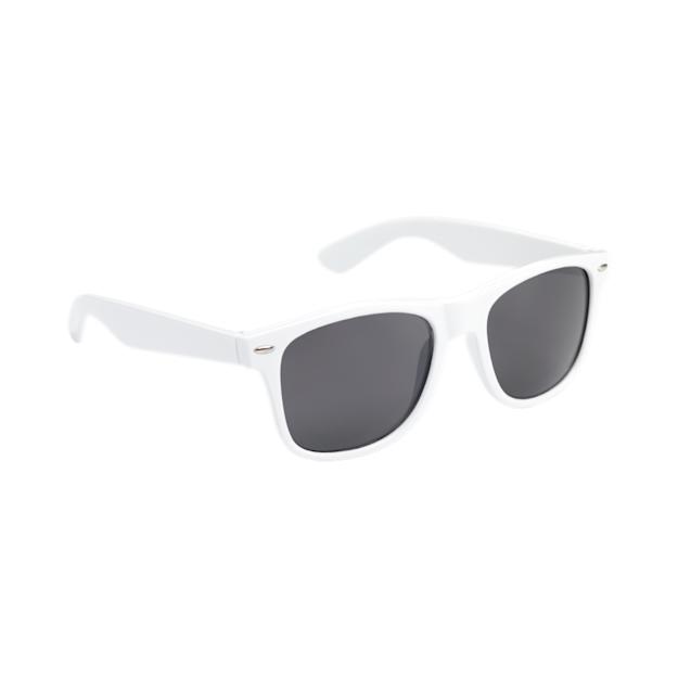 Malibu RPET sunglasses white