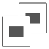 50 x 35 mm - Double face