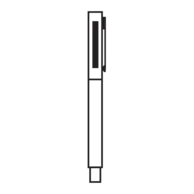 40 x 5 mm - Next to the clip