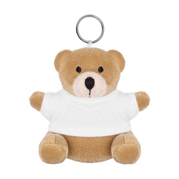 ICON - nilteddybearkeyring white