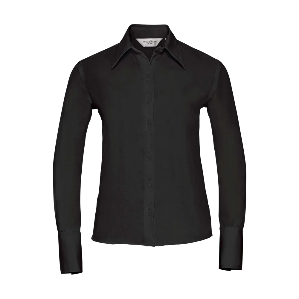 ICON - russellladieslsltailoredultimatenonironshirt black