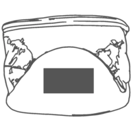 100 x 50 mm - Front