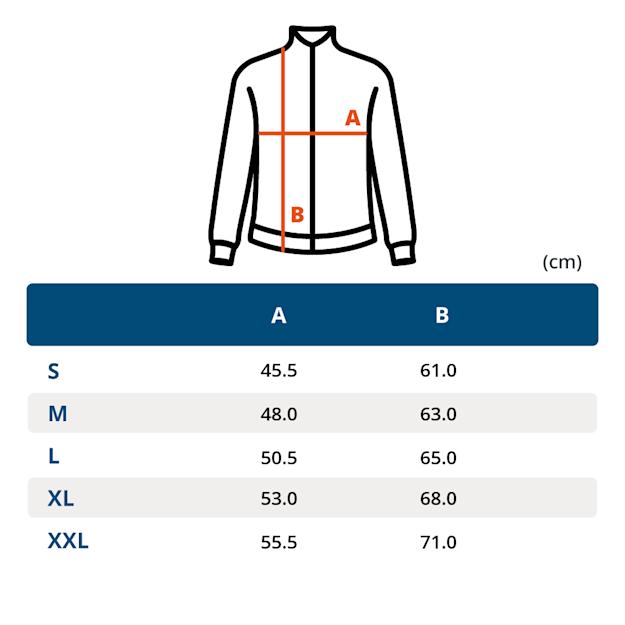 russellladiessoftshelljacket size chart