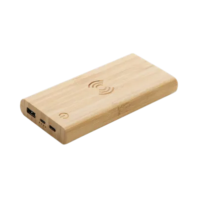 Powerbank Wireless in Bambù RCS 8.000 mAh