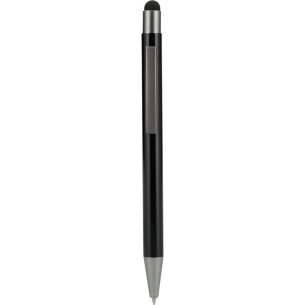 recycledaluminumgelballpointstylus black