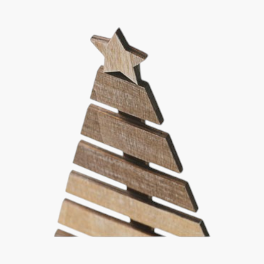 Décoration de Noël en bois suspendue