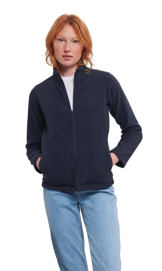 Russell Athletic Ladies Zip Fleece