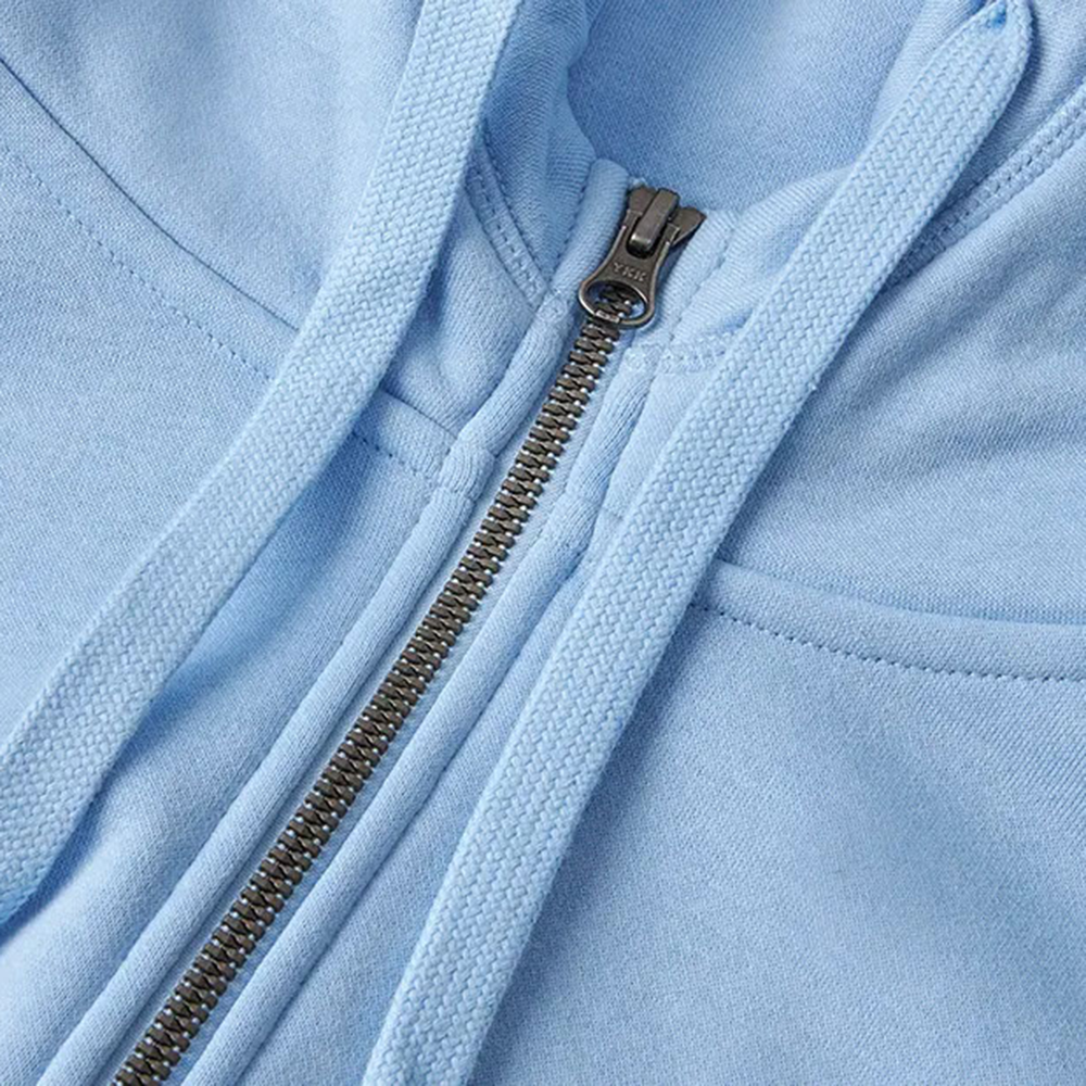 Core Hoodie Zip - zipper macro