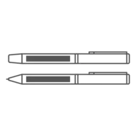 50 x 7 mm - On Barrel of both Pens