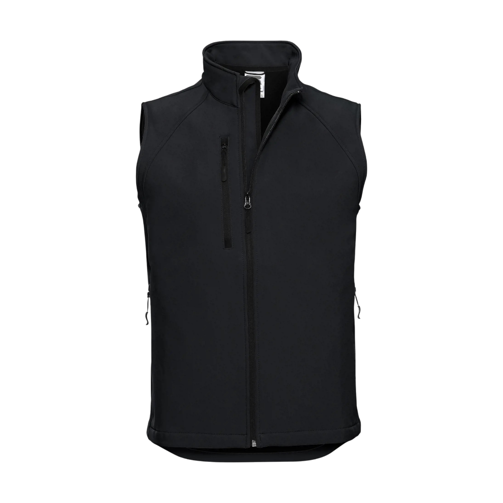 ICON - russellmensoftshellgilet black