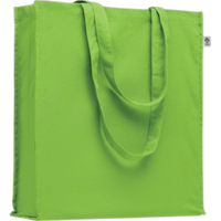 ICON - bentecolourorganiccottonshoppingbag lime
